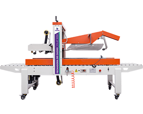 Fechadora de Caixas com Dobra de Abas Automática