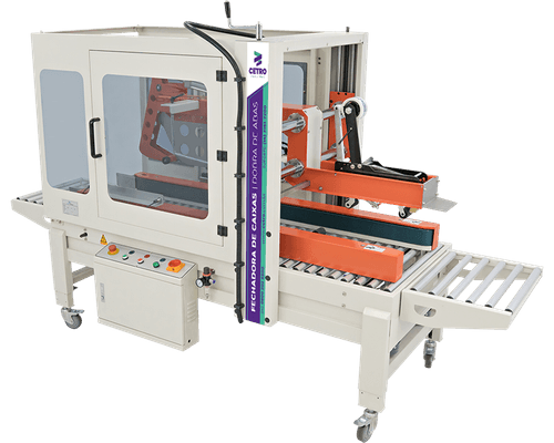 Fechadora de Caixas com Dobra de Abas Automática NR12