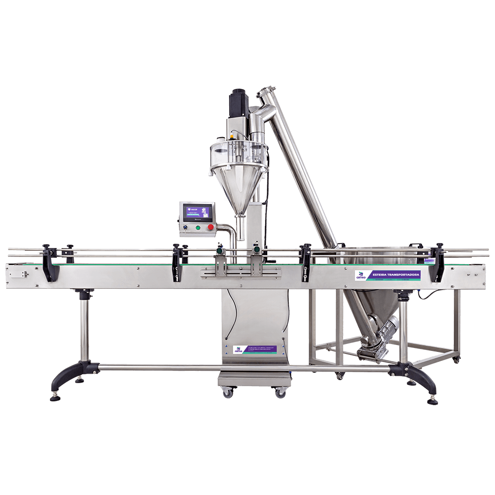Dosadora Automática para Pós com Esteira e Abastecedor CADM VA-1000 - imagem 1