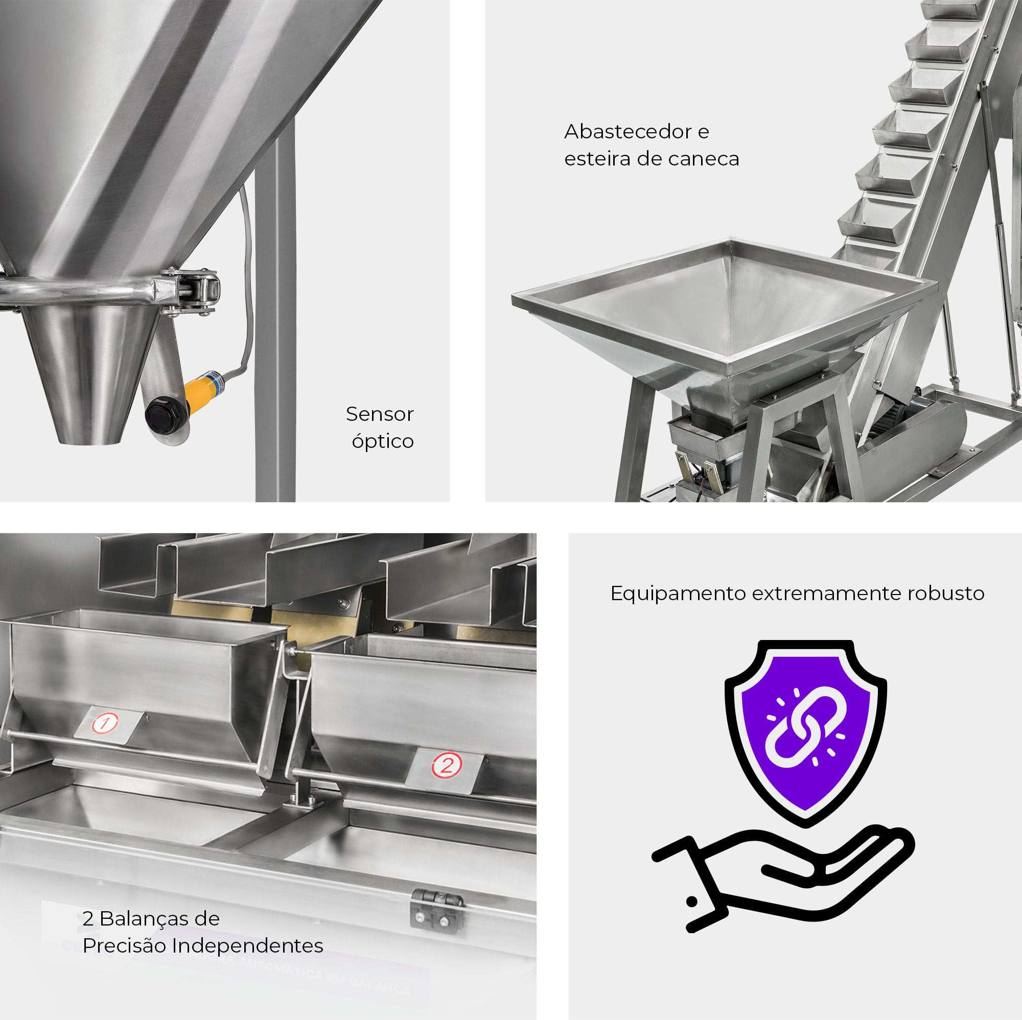 Dosadora Automática com 2 Balanças CADM W2-1000 F - imagem 2