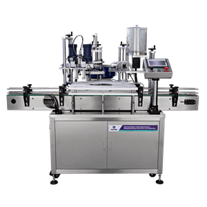 Envasadora Posicionadora e Rosqueadora Rotativa Automática Para Frascos de Tinta CAFM GP-300 R