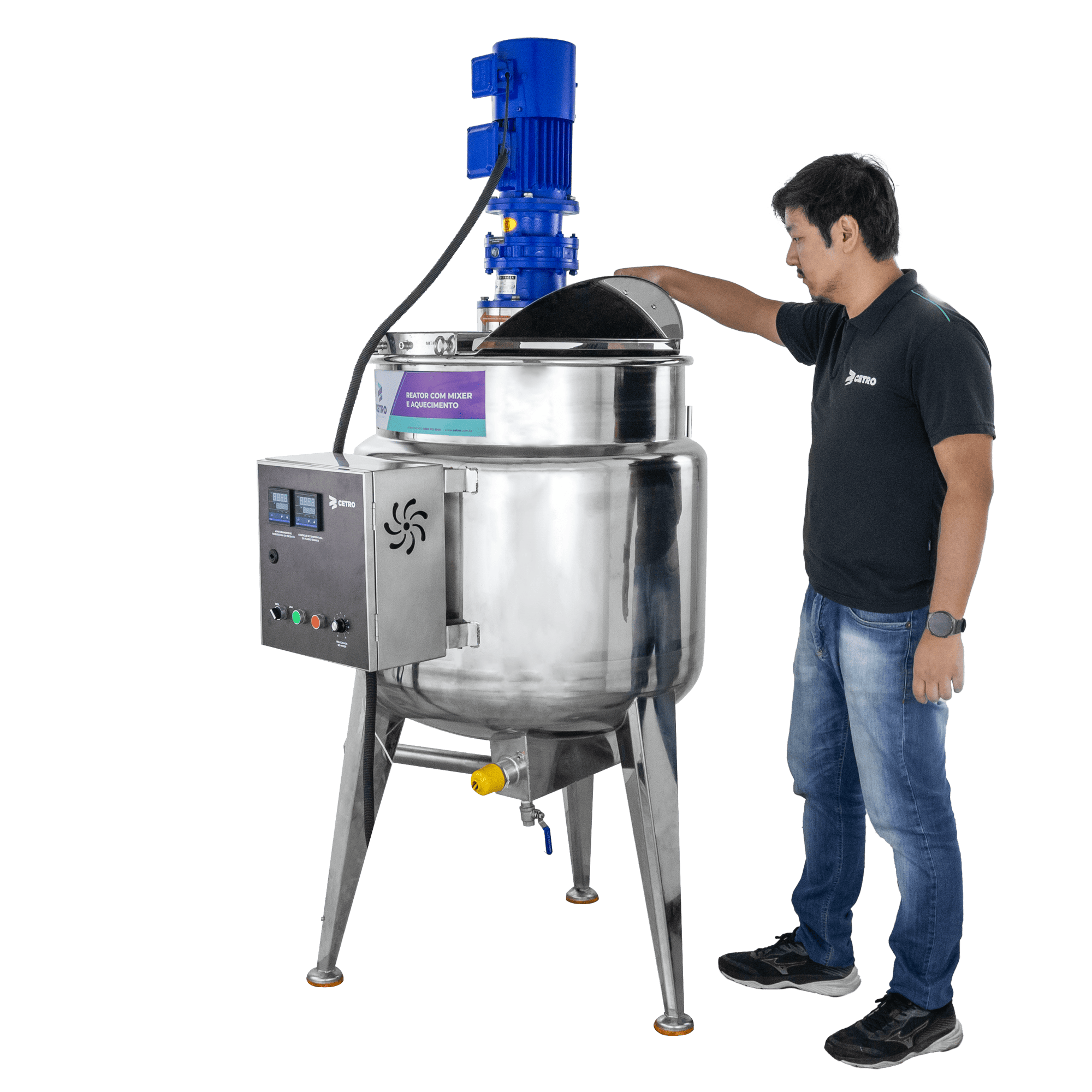 Reator com Mixer e Aquecimento 200 Litros CTRM MH-200 - imagem 5