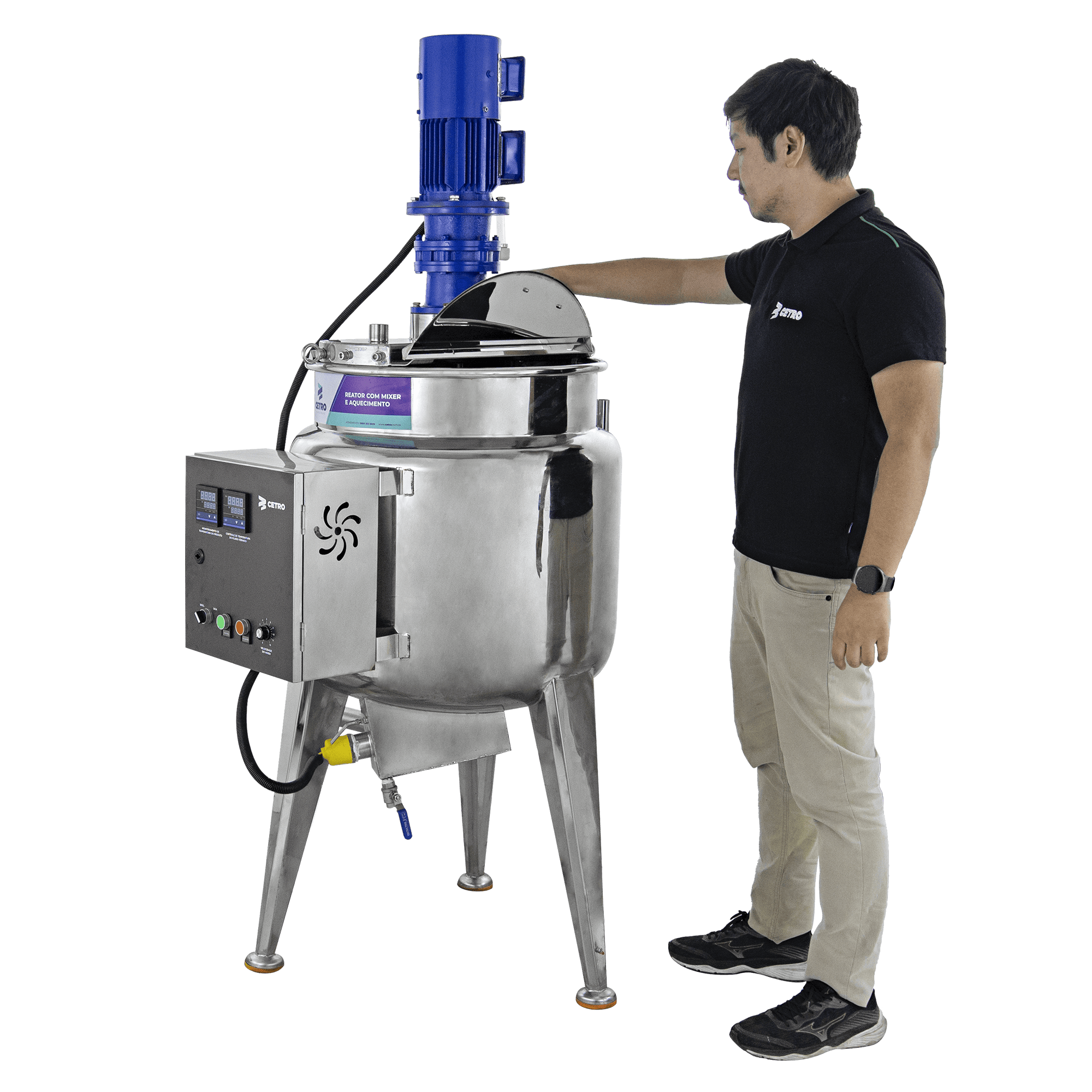 Reator com Mixer e Aquecimento 100 Litros CTRM MH-100 - imagem 5