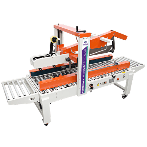 Fechadora de Caixas com Dobra de Abas Automática