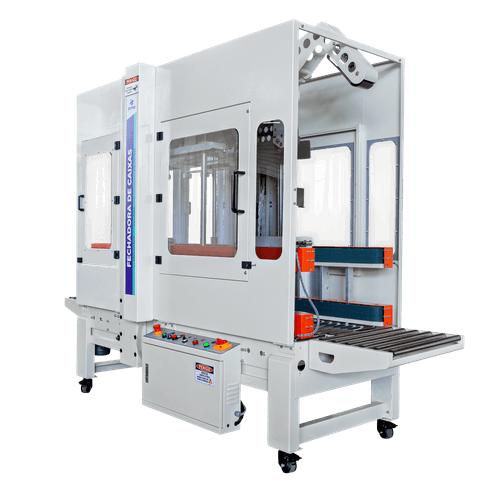 Fechadora de Caixas Automática com Dobra de Abas com Proteções para NR12 CASM BS-8150 SC FPC T75