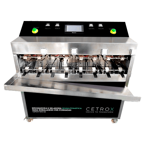 Envasadora e Seladora Semiautomática para Embalagens Pré-Formadas CSFSM 1410 A2 - imagem 4