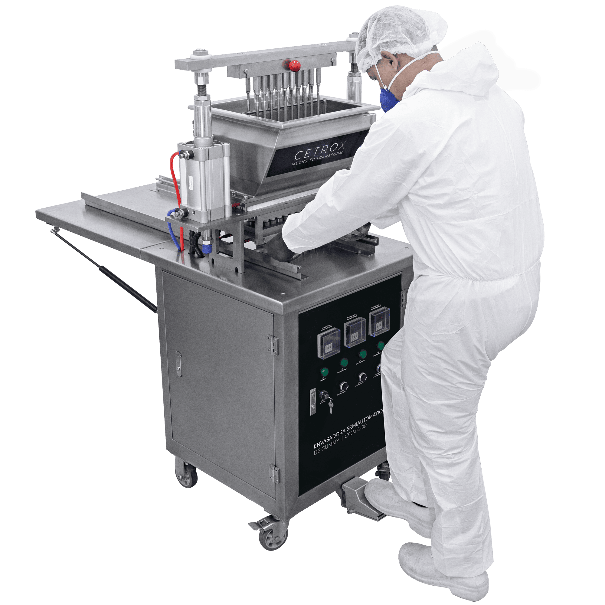 Envasadora Semiautomática com 20 Bicos para Produção de Gummy CSFM G-30 - imagem 5