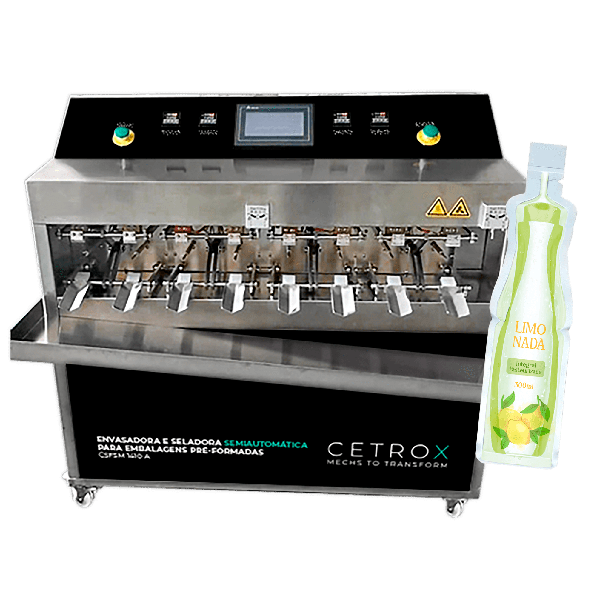 Envasadora e Seladora Semiautomática para Embalagens Pré-Formadas CSFSM 1410 A - imagem 1