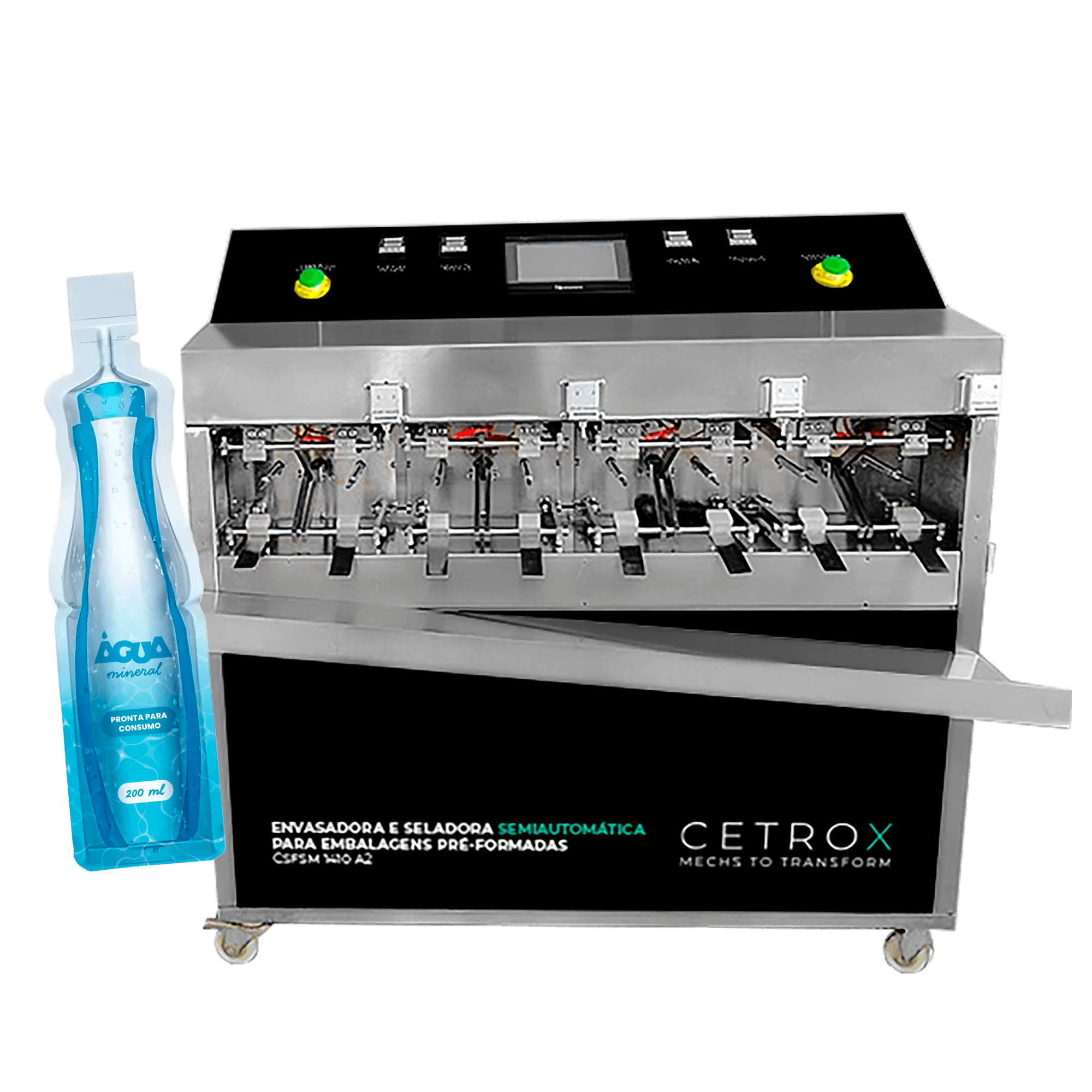 Envasadora e Seladora Semiautomática para Embalagens Pré-Formadas CSFSM 1410 A2 - imagem 1