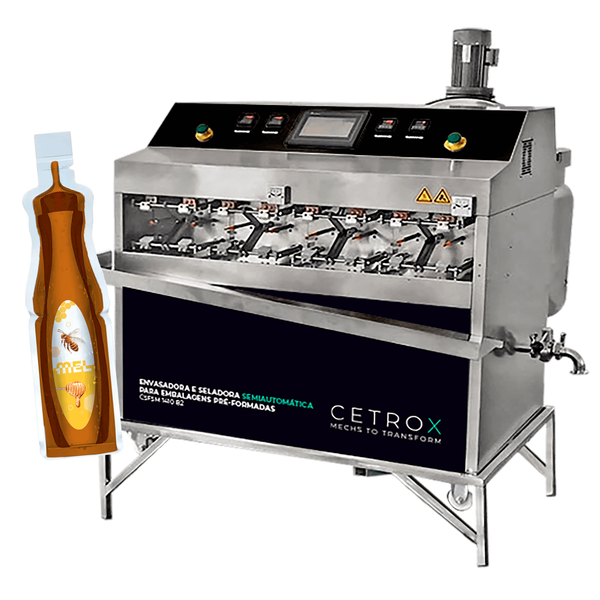 Envasadora e Seladora Semiautomática para Embalagens Pré-Formadas CSFSM 1410 B2 - imagem 1