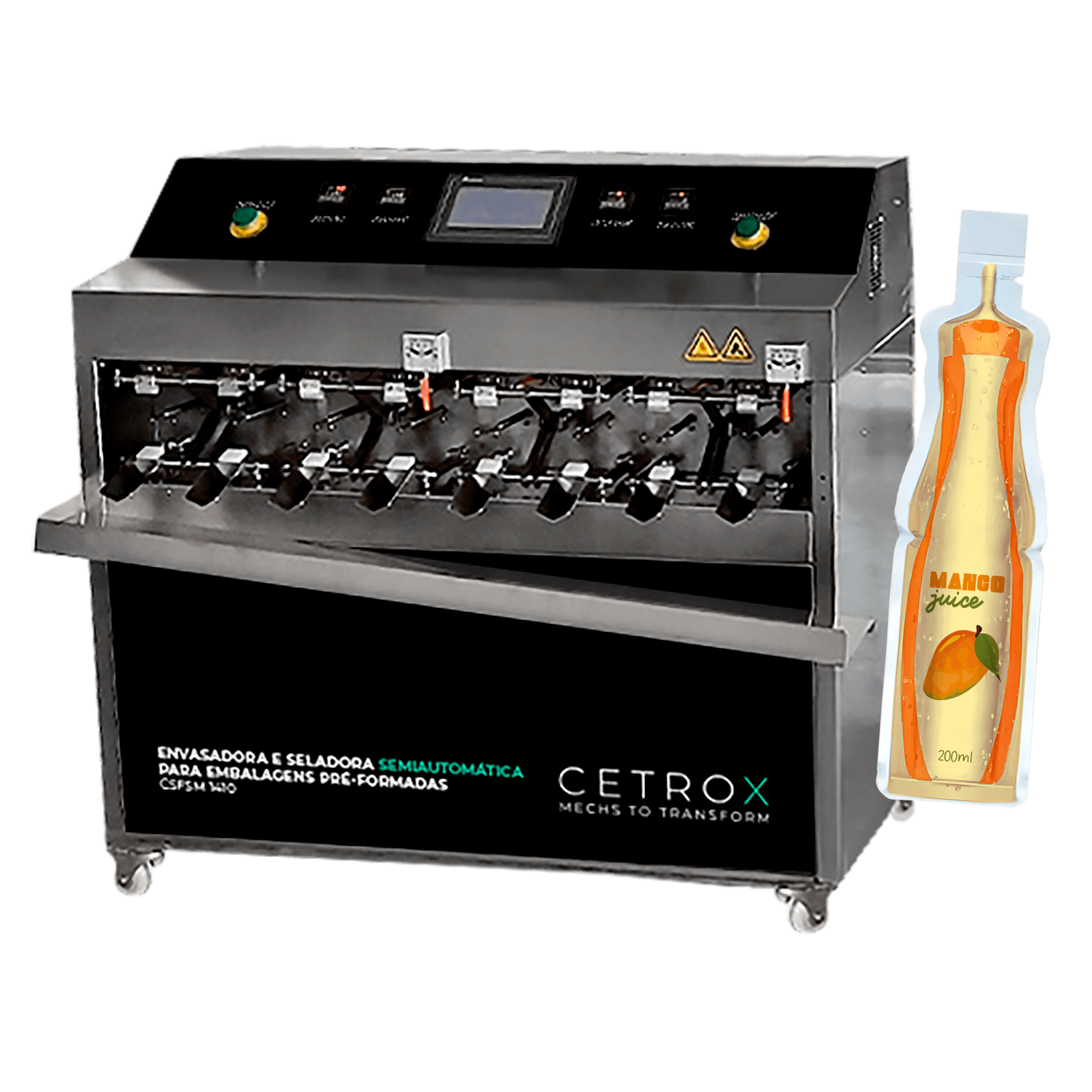 Envasadora e Seladora Semiautomática para Embalagens Pré-Formadas CSFSM 1410 - imagem 1
