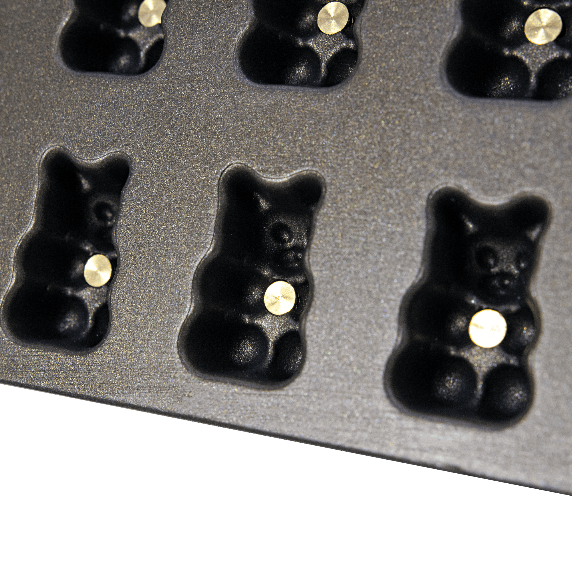 Molde com 20 Cavidades em Formato de Urso 3-4 g para Produção Semiautomática de Gummy - 150 Unidades - imagem 5