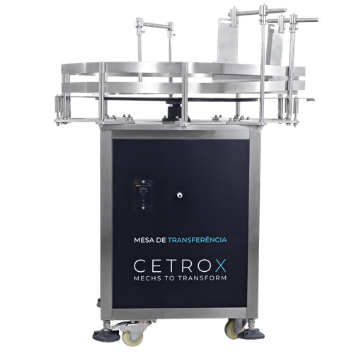 Mesa Rotativa Acumuladora e Abastecedora de Transferência entre Esteiras CRT AS