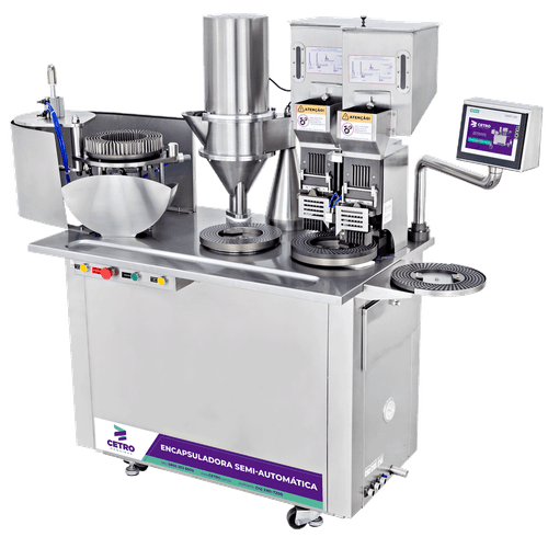 Encapsuladora Semiautomática com Molde Duplo e Painel Digital CSCM 717