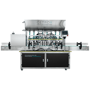 Envasadora de Pastosos Automática 1000 - 5000ml com 8 Bicos e Esterilização UV CAFM P-5000 8N UVT
