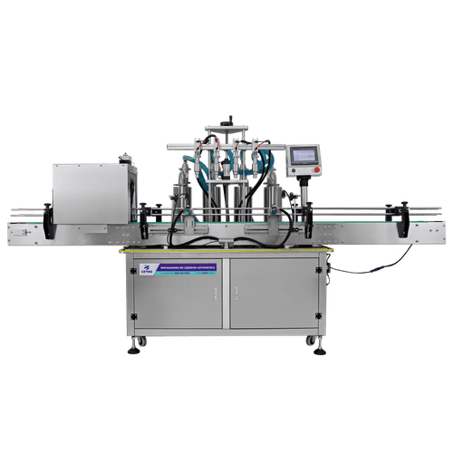 Envasadora de Líquidos Automática 100 - 1000ml com 4 Bicos e Esterilização UV CAFM L-1000 4N UVT