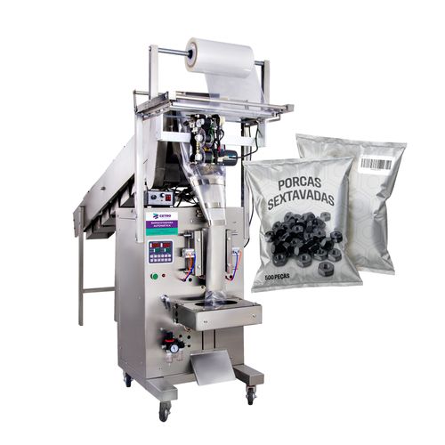 Empacotadora Automática com Esteira de Canecas para Peças Diversas CAPM 320 BF