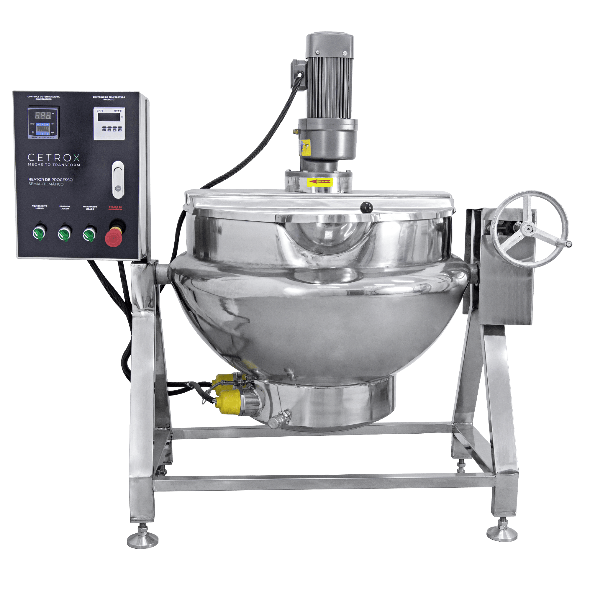 Reator de Processo 100 Litros para Produção Semiautomática de Gummy - imagem 1
