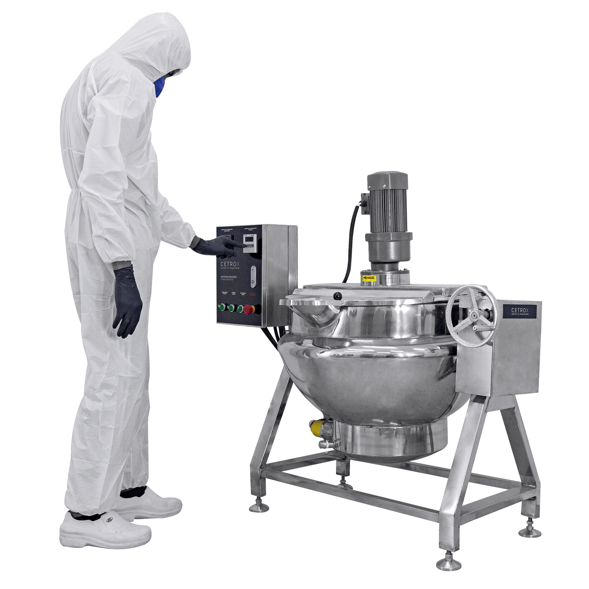 Reator de Processo 100 Litros para Produção Semiautomática de Gummy - imagem 4