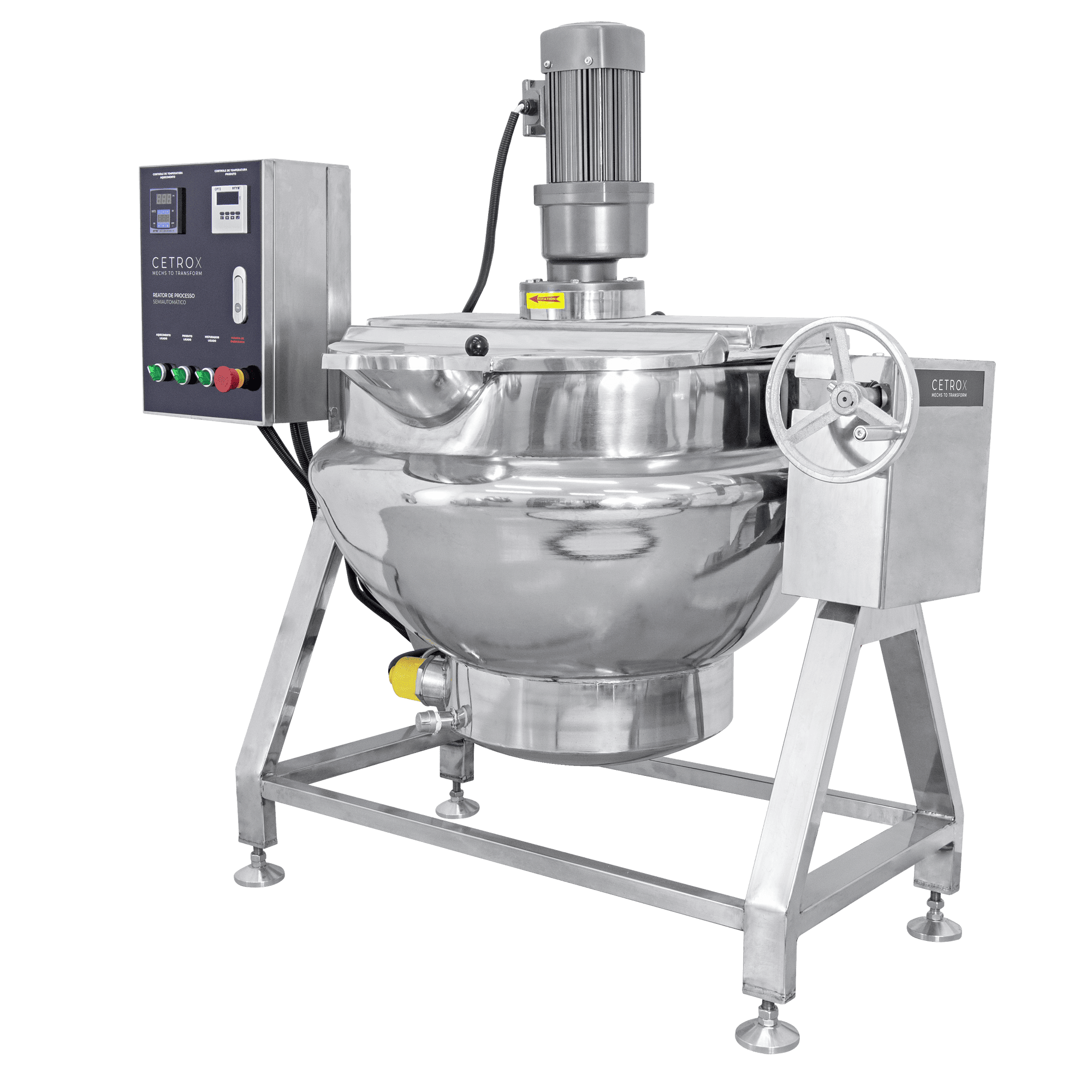 Reator de Processo 100 Litros para Produção Semiautomática de Gummy - imagem 5