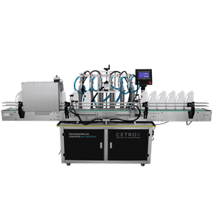 Envasadora de Líquidos Automática 100 - 1000ml com 6 Bicos e Esterilização UV CAFM L-1000 6N UVT