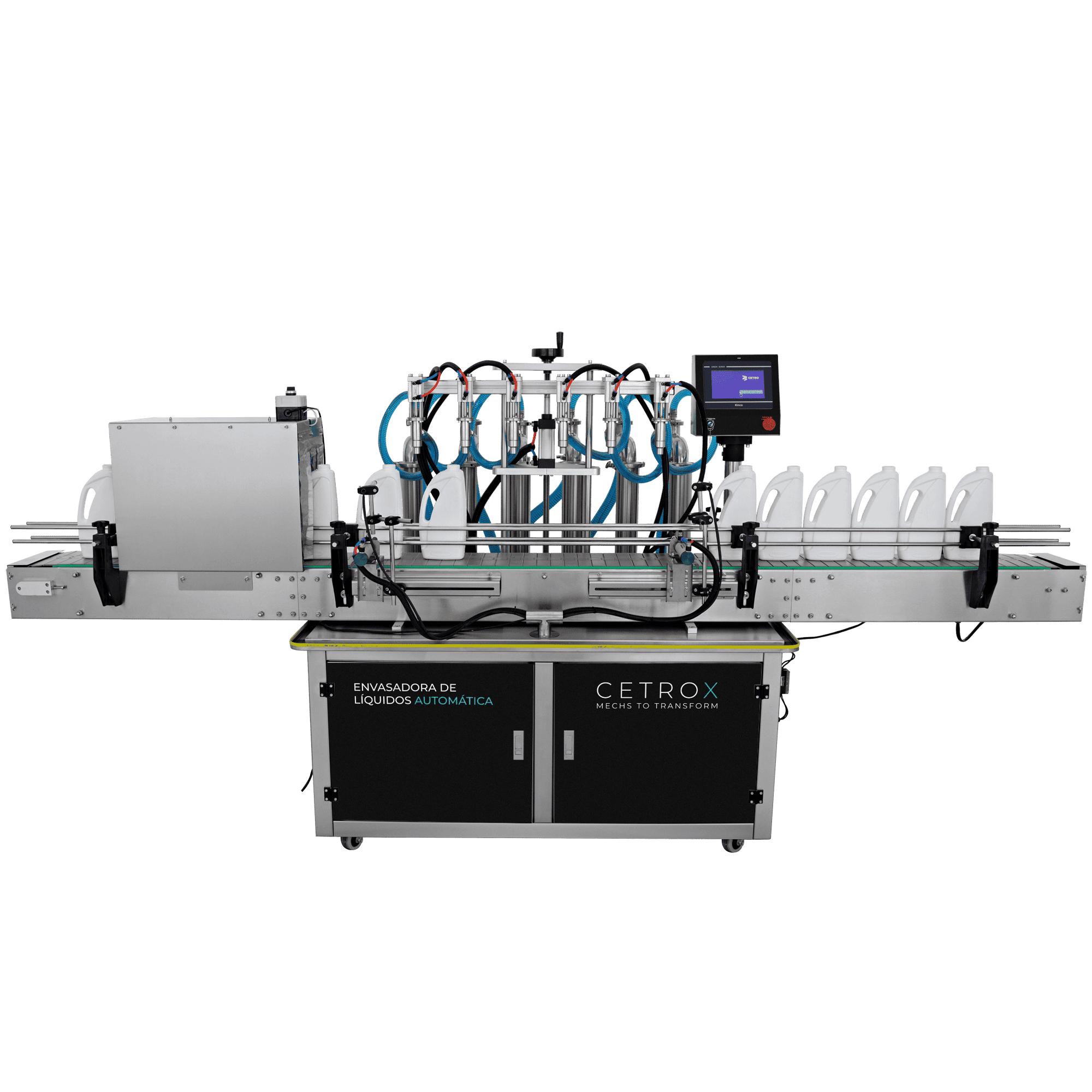 Envasadora de Líquidos Automática 100 - 1000ml com 6 Bicos e Esterilização UV CAFM L-1000 6N UVT - imagem 1