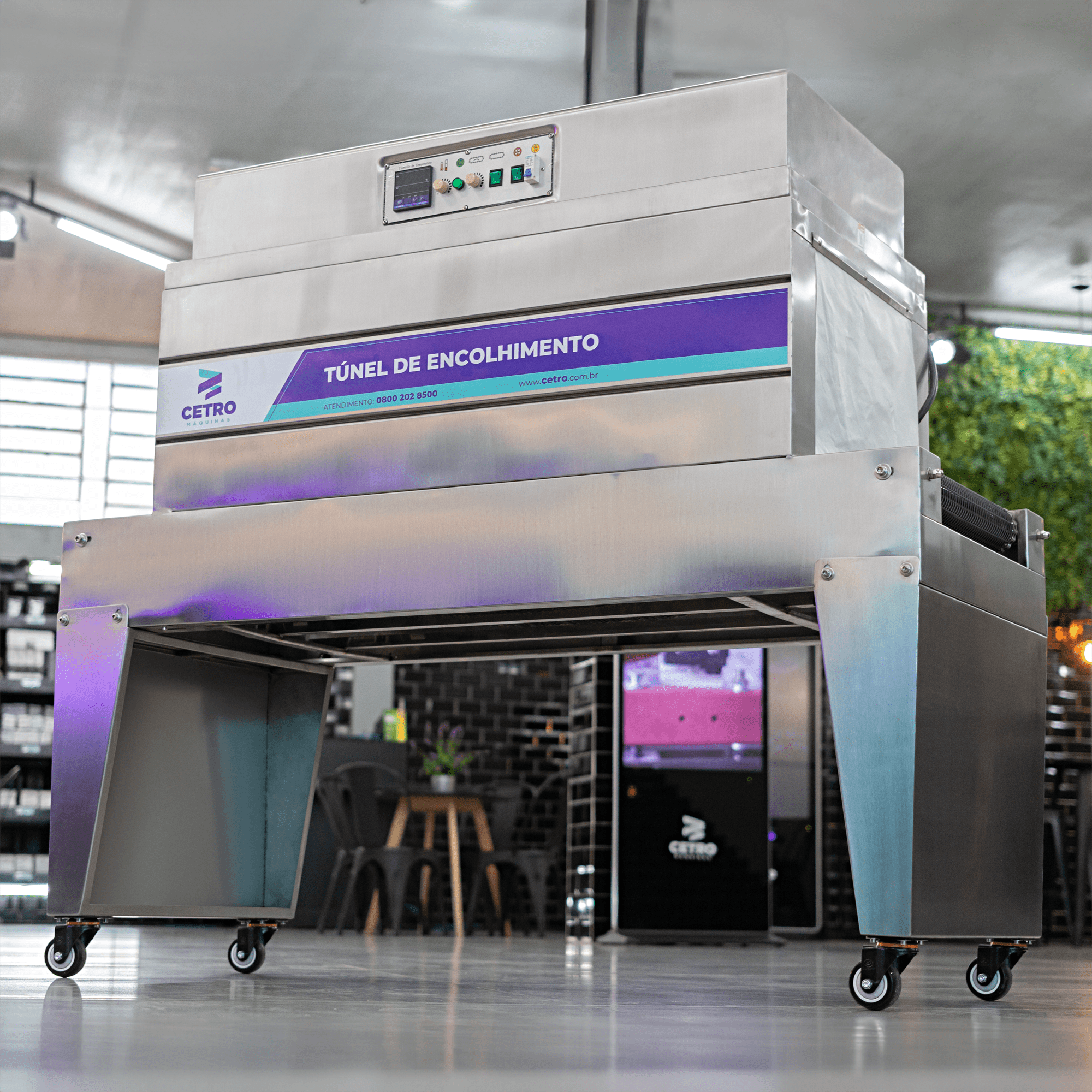 Túnel de Encolhimento em Inox 304 CSTM 4535 SS304 - imagem 5