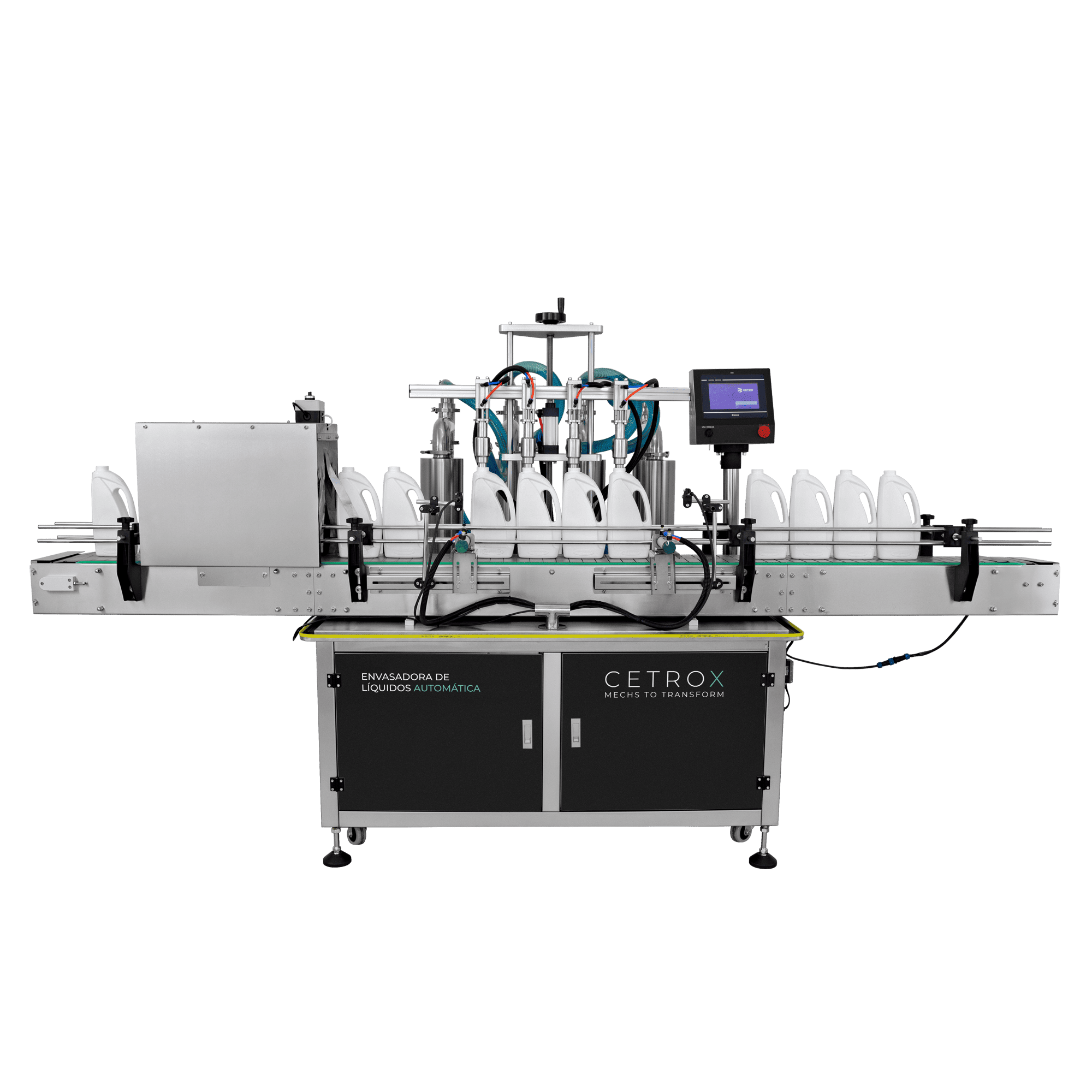 Envasadora de Líquidos Automática 1000 - 5000ml com 4 Bicos e Esterilização UV CAFM L-5000 4N UVT - imagem 1