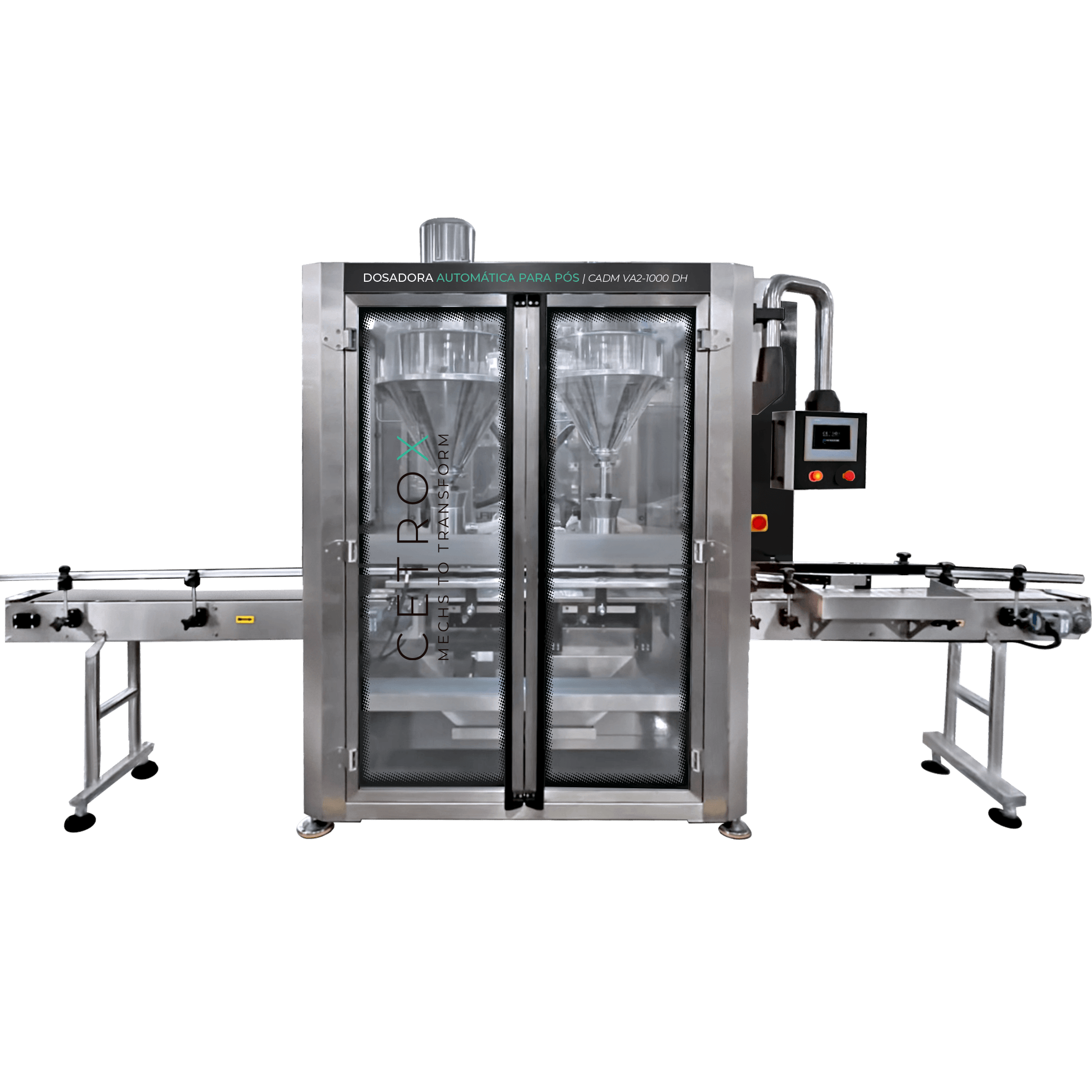 Dosadora Automática para Pós com Duas Estações de Dosagem e Proteções CADM VA2-1000 DH - imagem 1