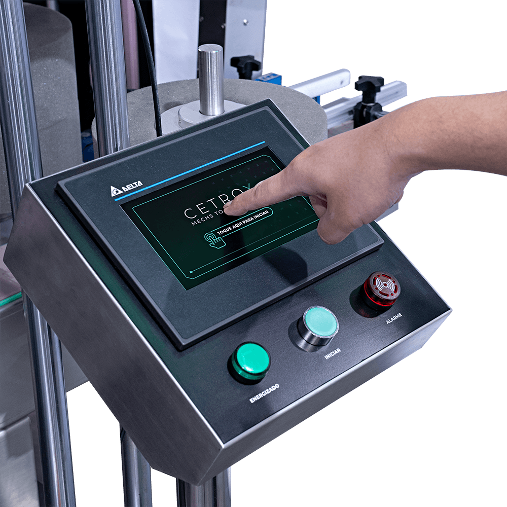 Rotuladora Automática para Superfície Elevada de Frascos CALM SE - imagem 5