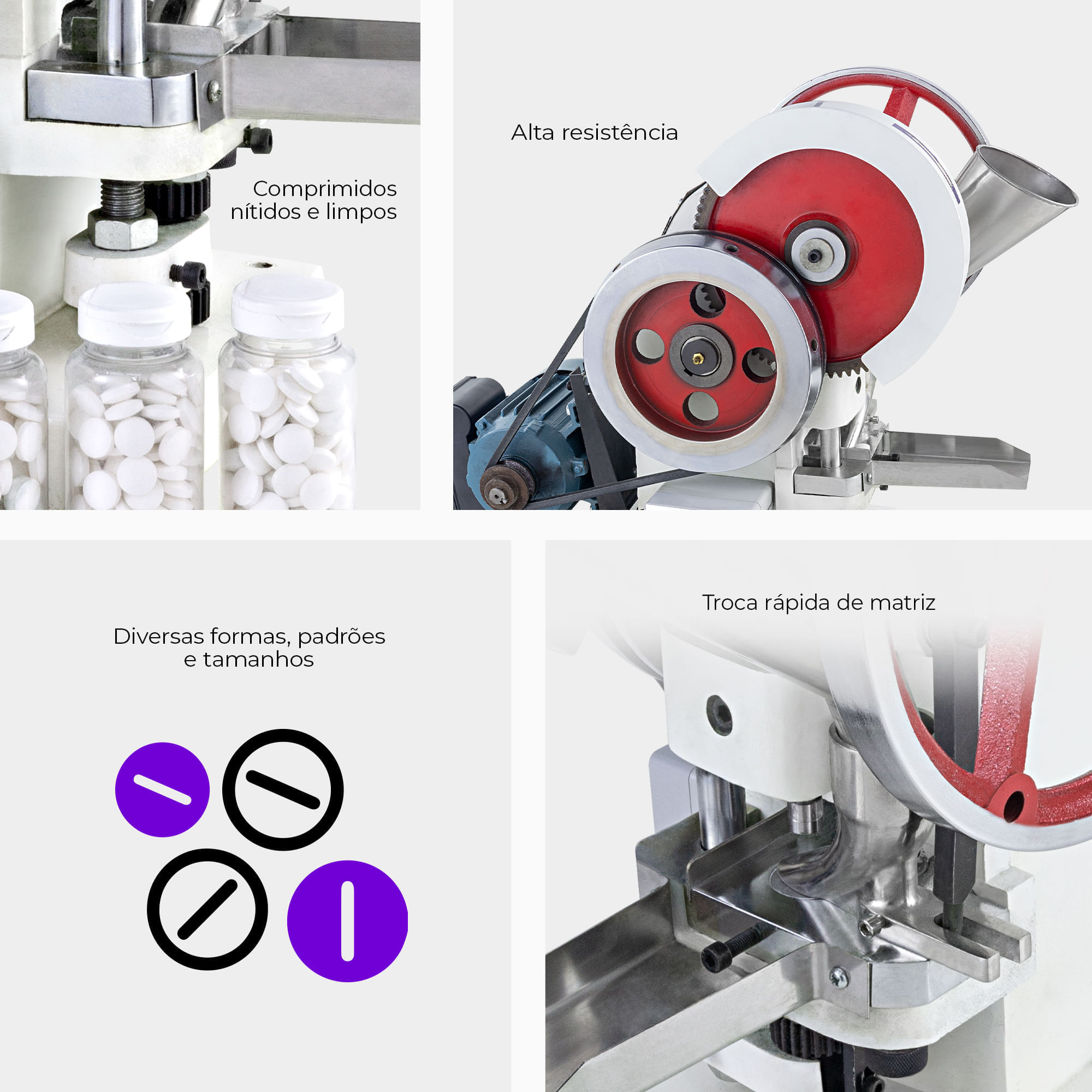Compressora de Comprimidos Semiautomática CSPPM 5000 - imagem 4