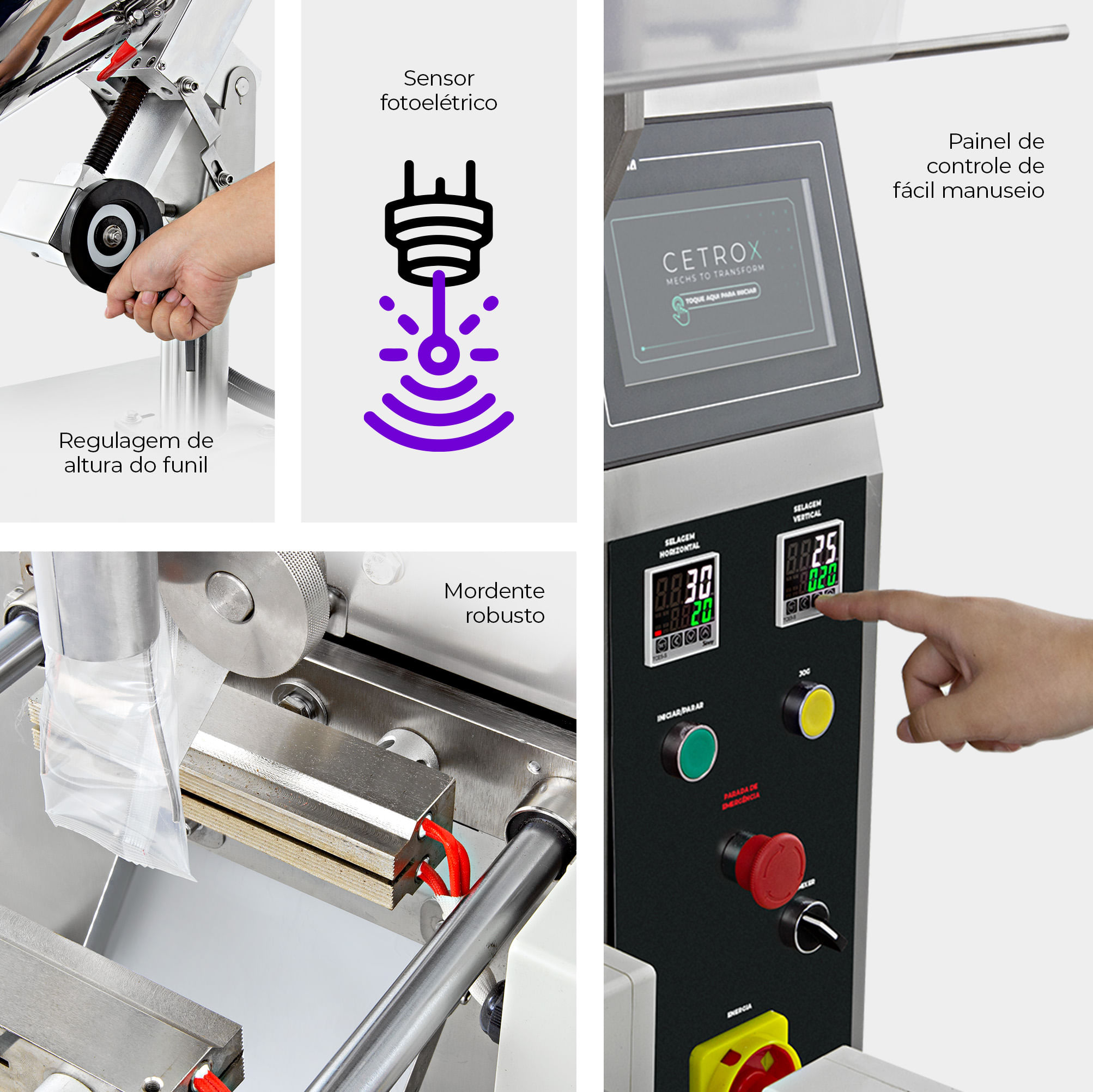 Empacotadora Automática Volumétrica para Pós CAPM 320 VA-500 - imagem 3