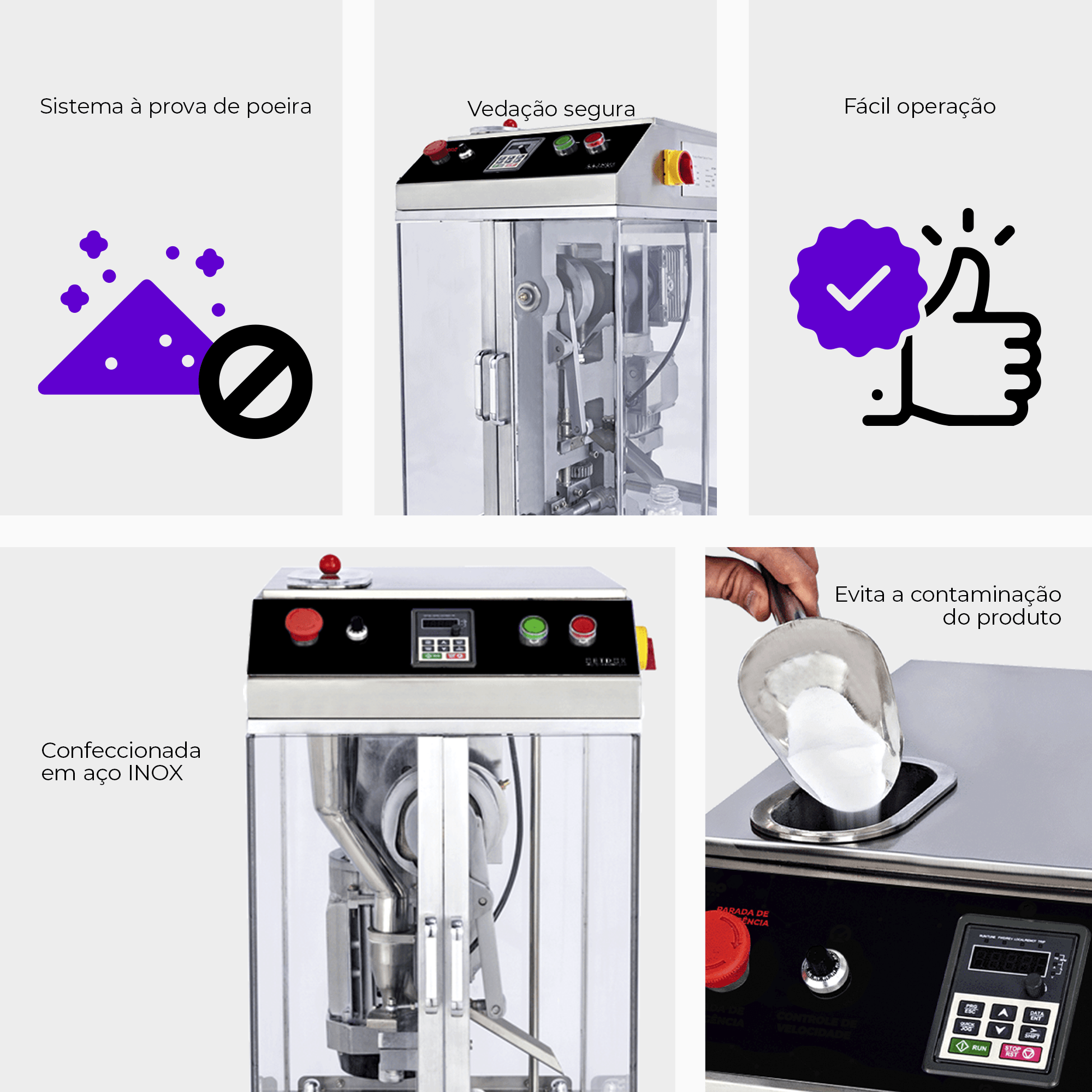Compressora Automática de Comprimidos Pequenos ASPP 3600 - imagem 2