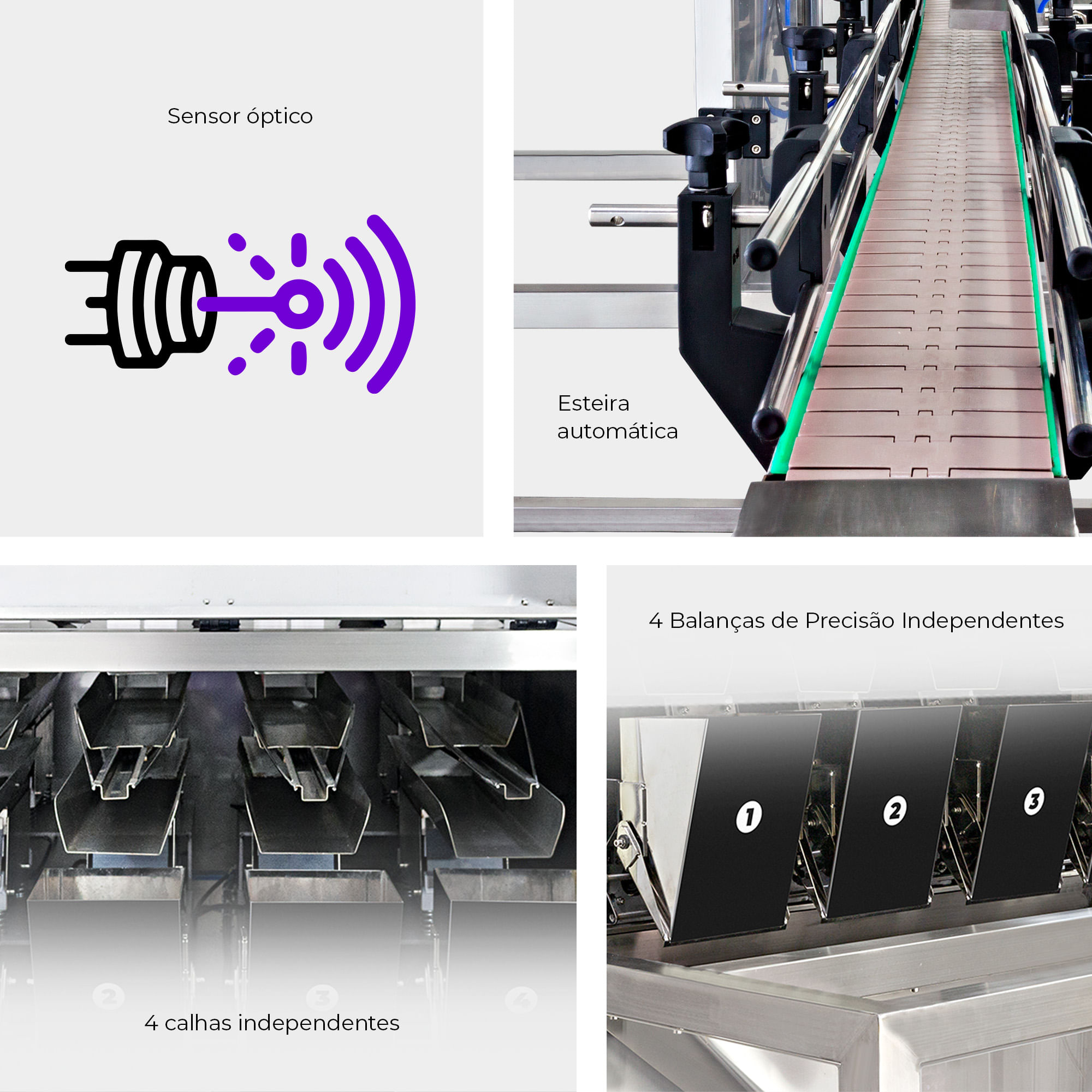 Dosadora Automática em Linha com 4 Balanças CADM W4-1000 C - imagem 2