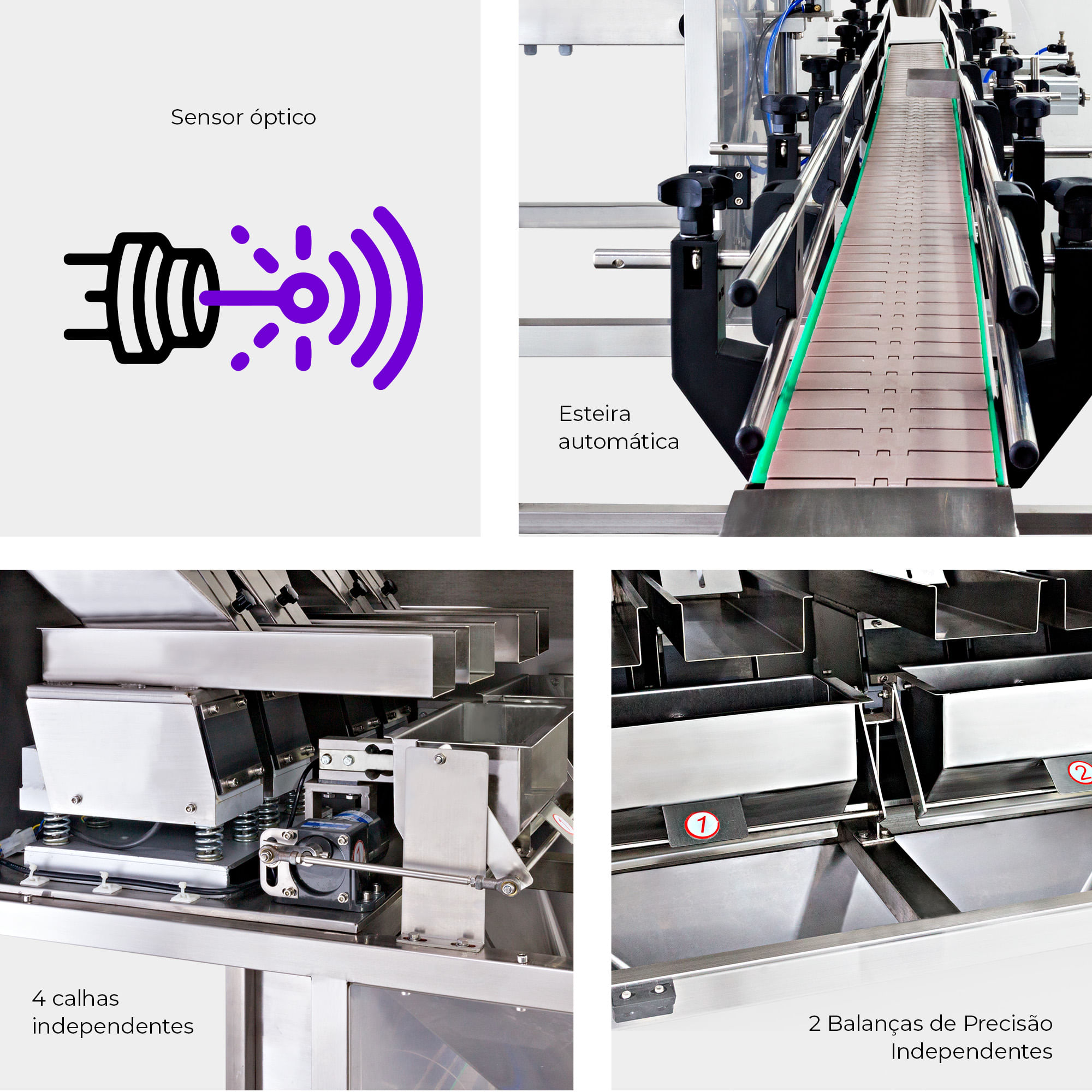 Dosadora Automática em Linha com 2 Balanças CADM W2-1000 C - imagem 2