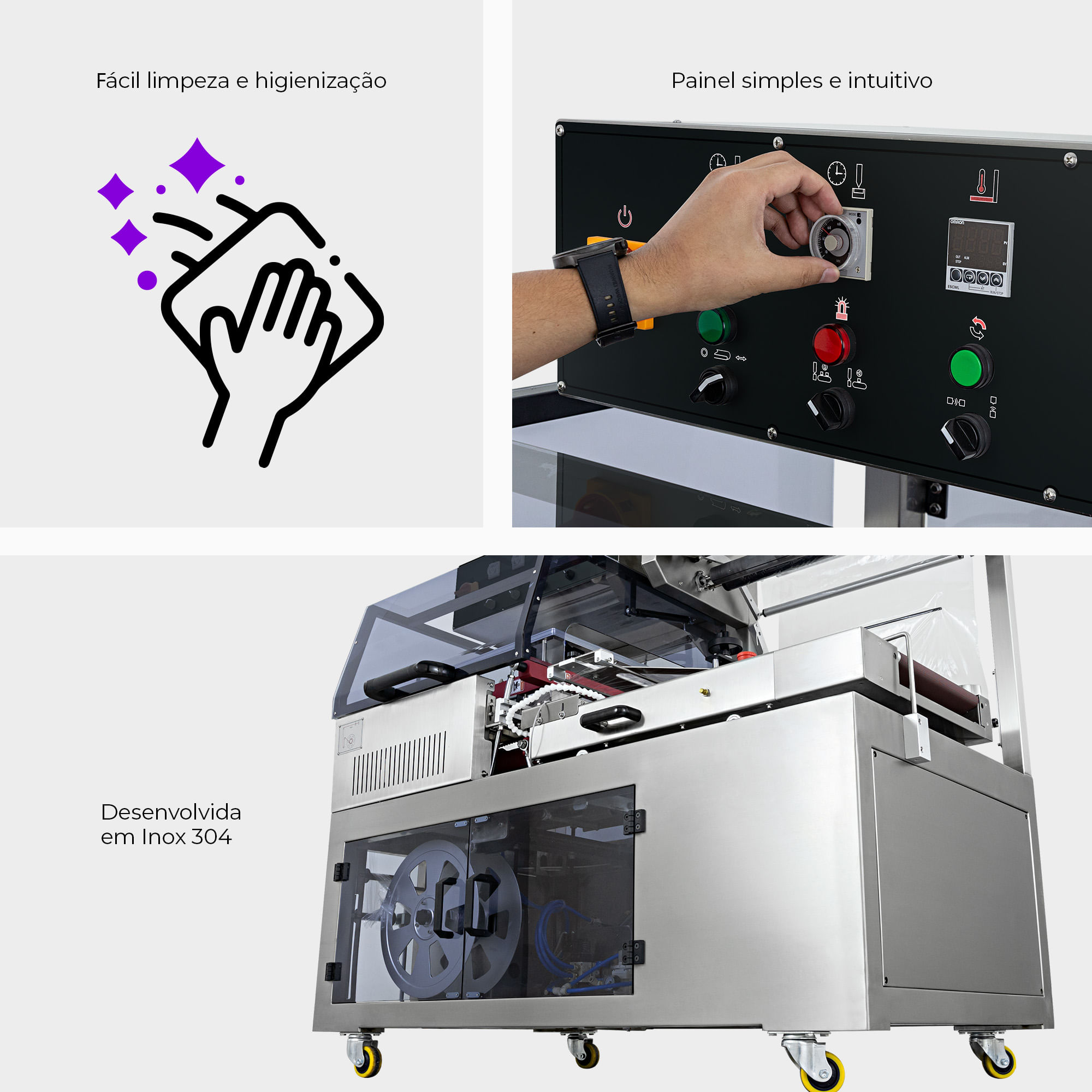 Seladora em L Automática em Inox 304 CASM 5545 LT SS304 - imagem 3