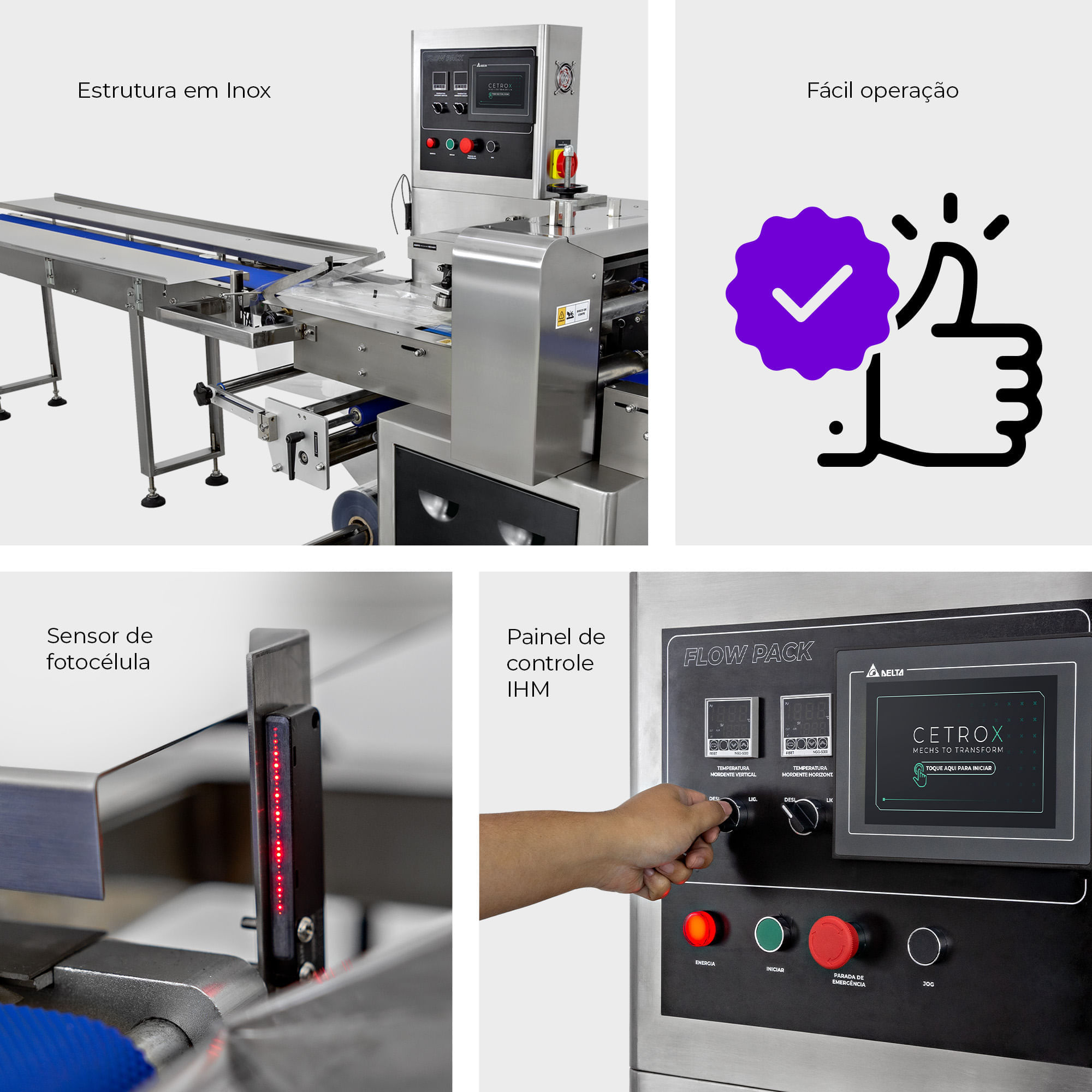 Flow Pack Invertida CAPM FP-600 I SS - imagem 2