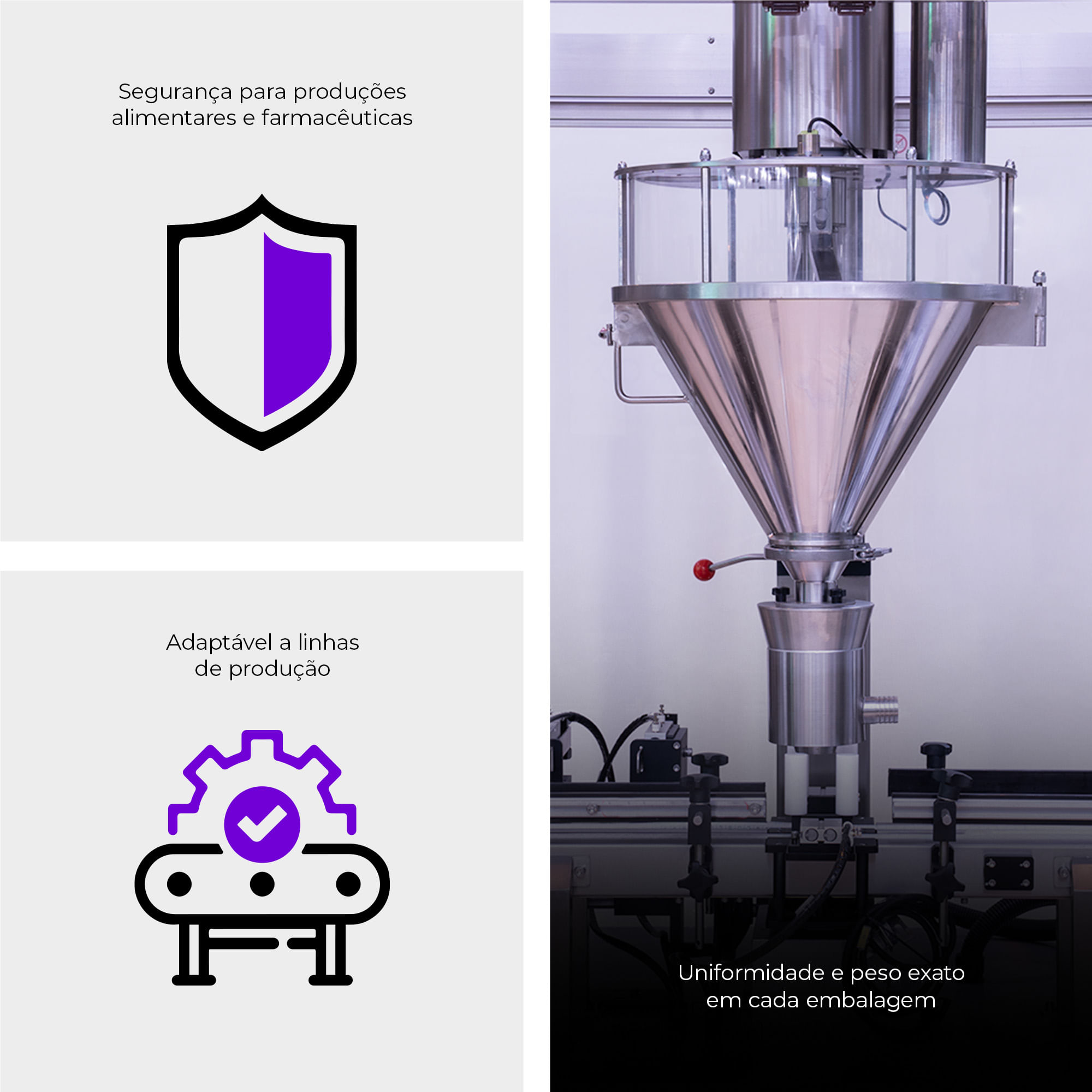 Dosadora Automática para Pós com Proteções CADM VA-5000 SE - imagem 4
