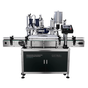 Envasadora Posicionadora e Rosqueadora Rotativa Automática Para Frascos de Tinta CAFM GP-300 R