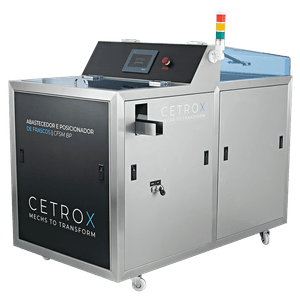 Abastecedor e Posicionador de Frascos para Linha de Produção CFSM BP