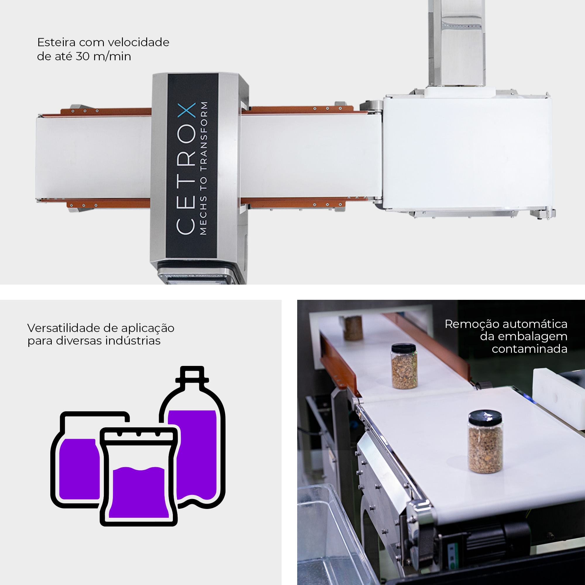 Detector de Partículas de Metal para Linhas de Produção CMDM P-3012 - imagem 3
