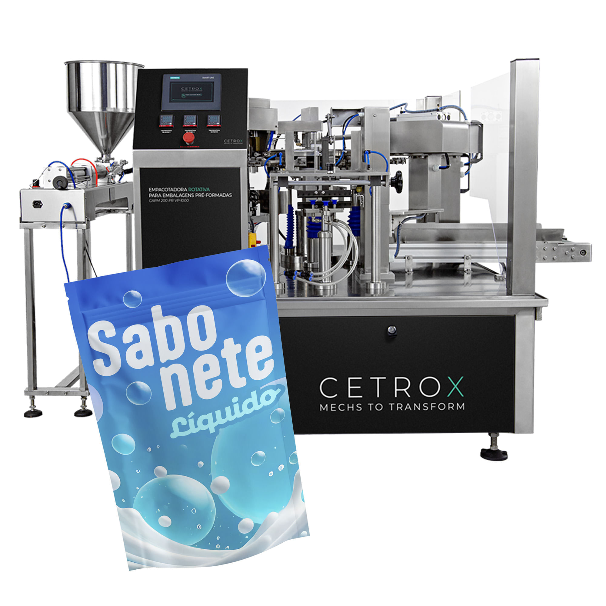 Empacotadora Rotativa para Embalagens Pré-Formadas CAPM 200 PR VP-1000 - imagem 1