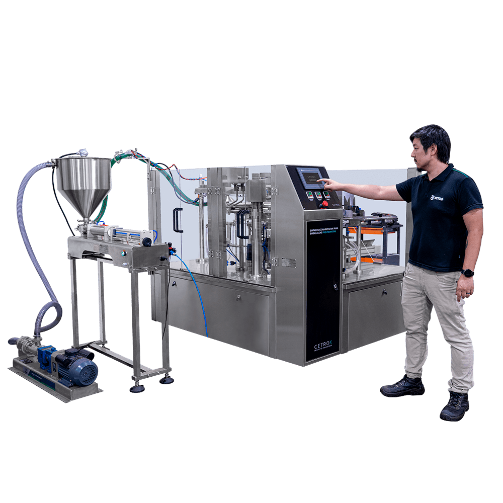 Empacotadora Rotativa para Embalagens Pré-Formadas CAPM 200 PR VP-1000 - imagem 4