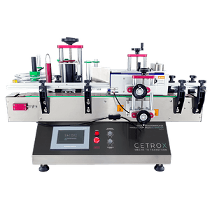 Rotuladora Automática de Frascos Cilíndricos de Bancada CALM T