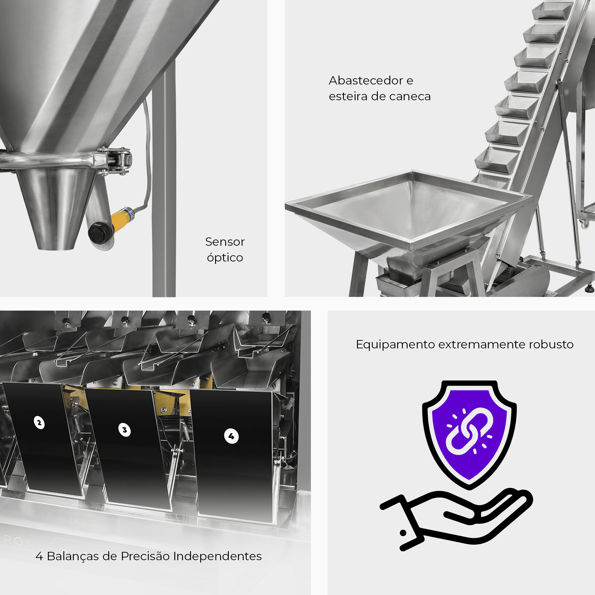 Dosadora Automática com 4 Balanças CADM W4-1000 F - imagem 2