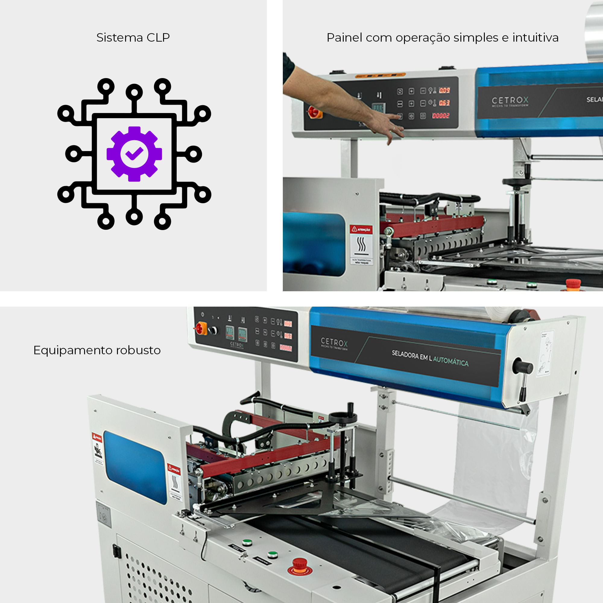 Seladora em L Automática CASM 5545 LTI - imagem 2