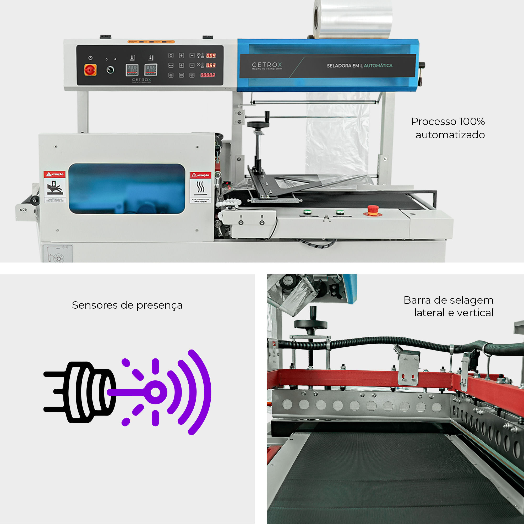 Seladora em L Automática CASM 5545 LTI - imagem 3