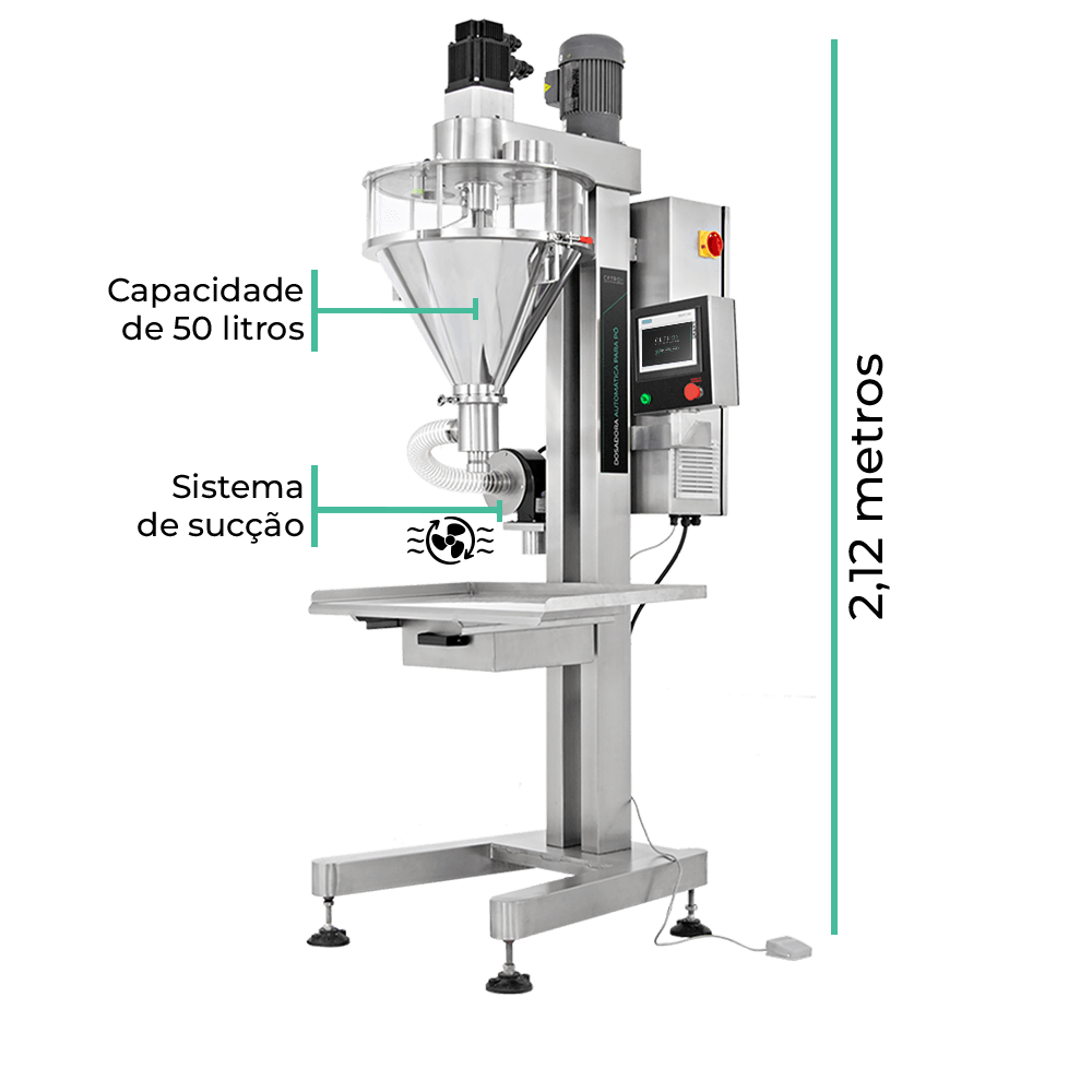 Dosadora Automática para Pós CADM VA-5000 - imagem 4