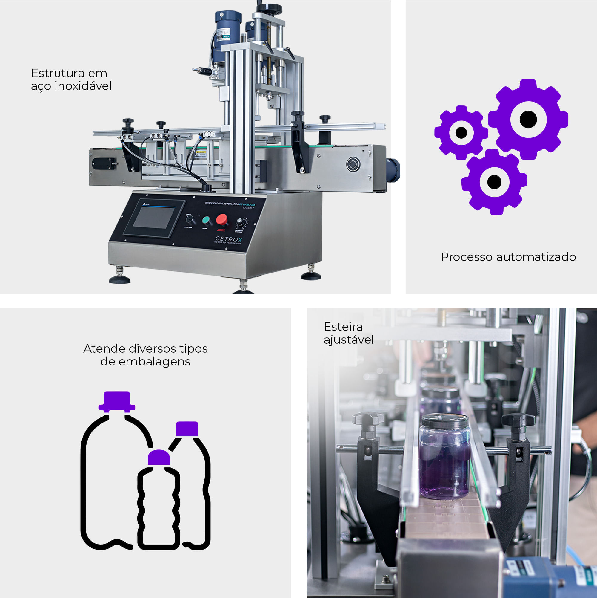 Rosqueadora Automática de Bancada CCBM A-500 T - imagem 2