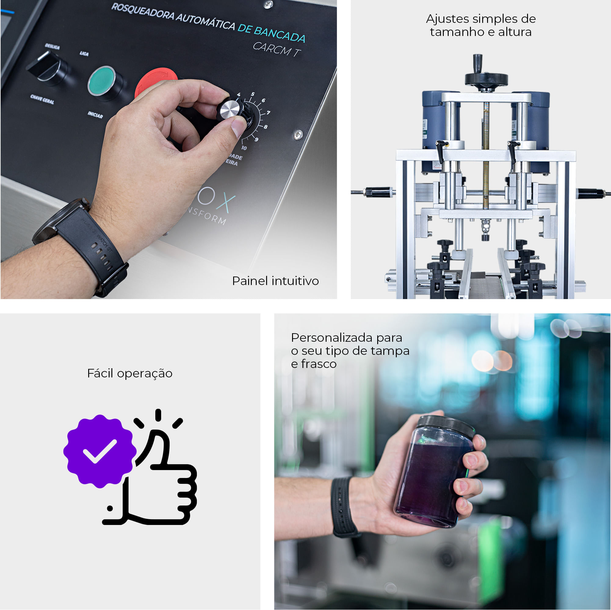 Rosqueadora Automática de Bancada CCBM A-500 T - imagem 3